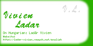 vivien ladar business card